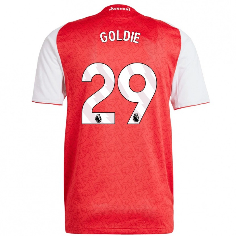 Danxen Kinder Teyah Goldie #29 Rot Weiß Heimtrikot Trikot 2025/26 T-Shirt Schweiz