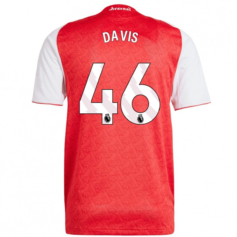 Danxen Kinder Timi Davis #46 Rot Weiß Heimtrikot Trikot 2025/26 T-Shirt Schweiz