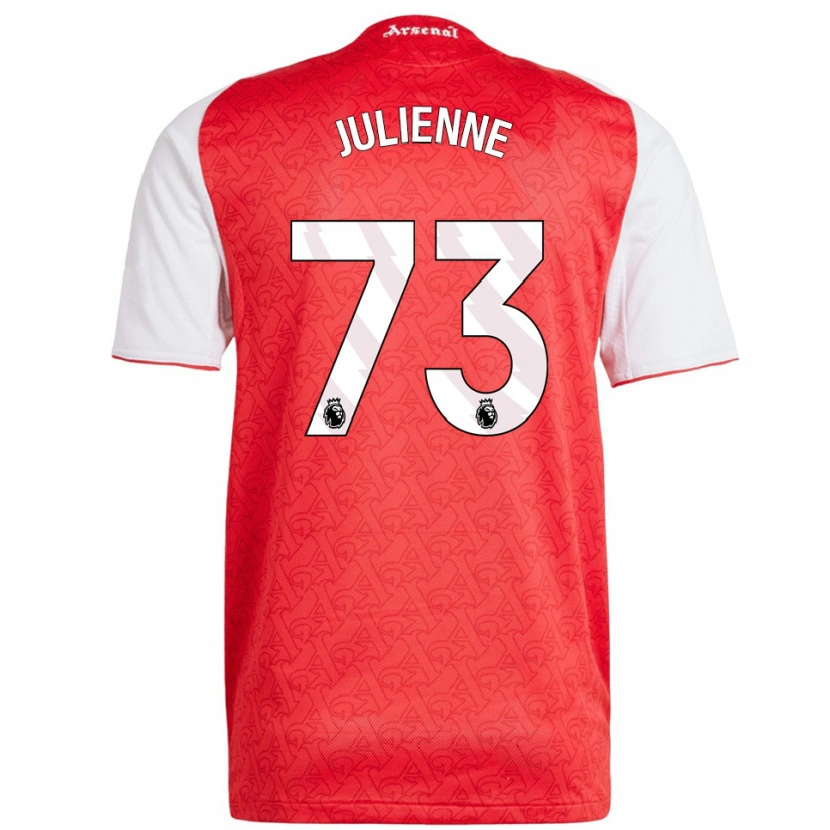 Danxen Kinder Theo Julienne #73 Rot Weiß Heimtrikot Trikot 2025/26 T-Shirt Schweiz