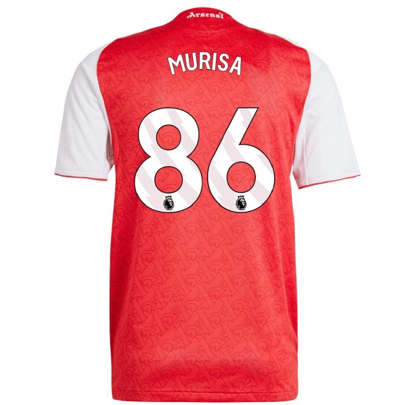 Danxen Kinder Teshaun Murisa #86 Rot Weiß Heimtrikot Trikot 2025/26 T-Shirt Schweiz