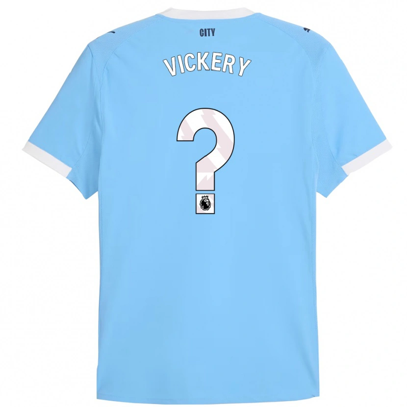 Danxen Kinder Ben Vickery #0 Himmelblau Weiß Heimtrikot Trikot 2025/26 T-Shirt Schweiz
