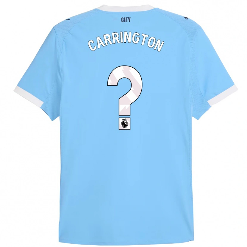 Danxen Kinder Theo Carrington #0 Himmelblau Weiß Heimtrikot Trikot 2025/26 T-Shirt Schweiz