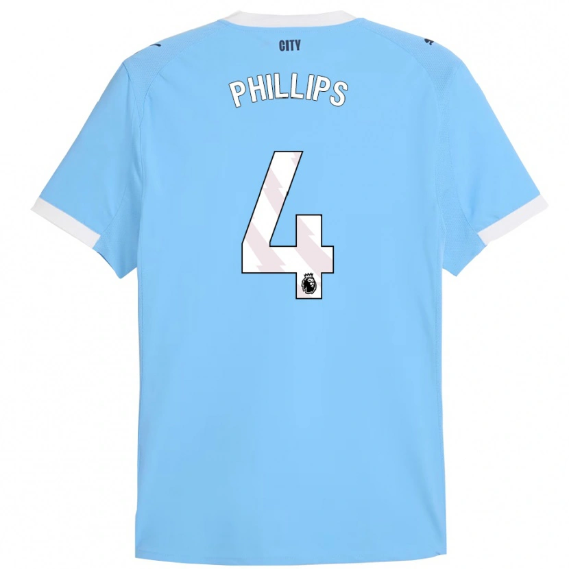 Danxen Kinder Kalvin Phillips #4 Himmelblau Weiß Heimtrikot Trikot 2025/26 T-Shirt Schweiz
