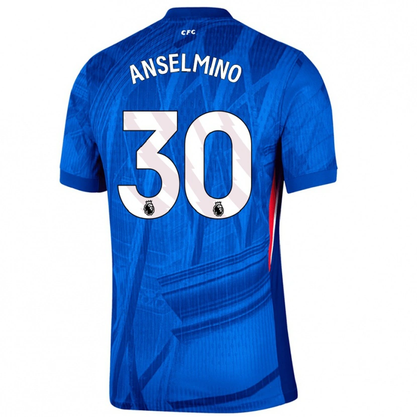 Danxen Kinder Aarón Anselmino #30 Blau Weiß Heimtrikot Trikot 2025/26 T-Shirt Schweiz