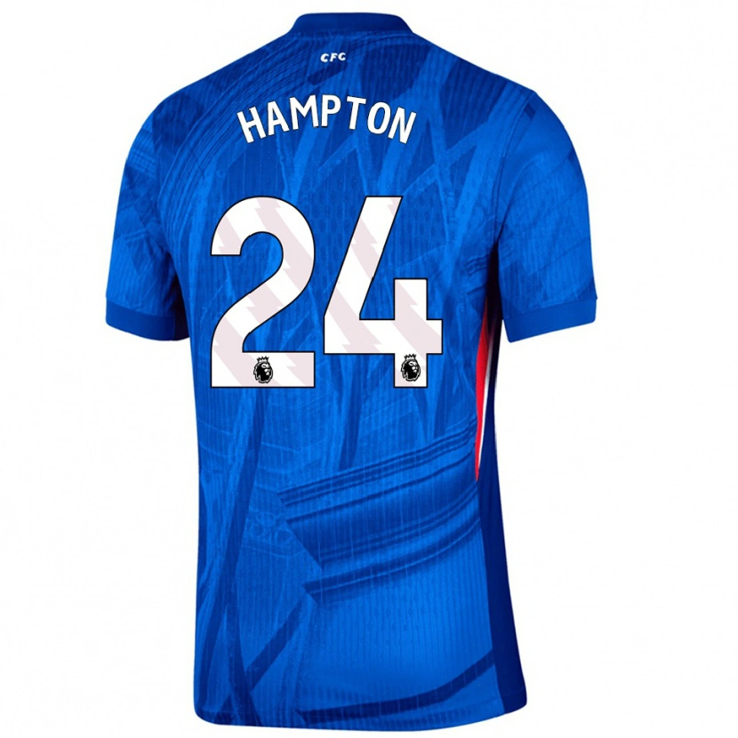 Danxen Kinder Hannah Hampton #24 Blau Weiß Heimtrikot Trikot 2025/26 T-Shirt Schweiz