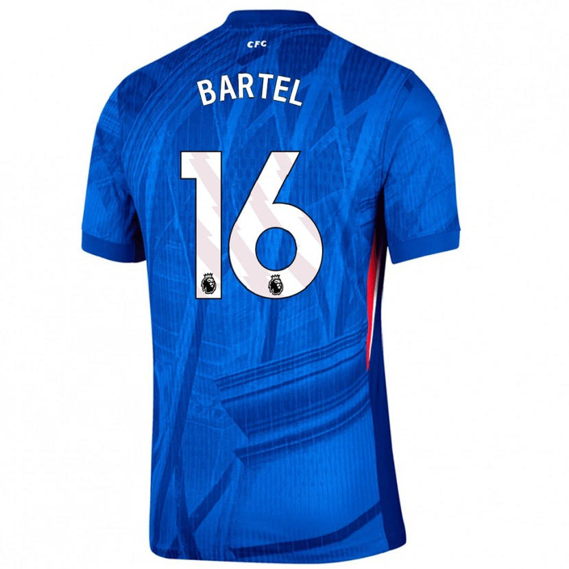 Danxen Kinder Júlia Bartel #16 Blau Weiß Heimtrikot Trikot 2025/26 T-Shirt Schweiz