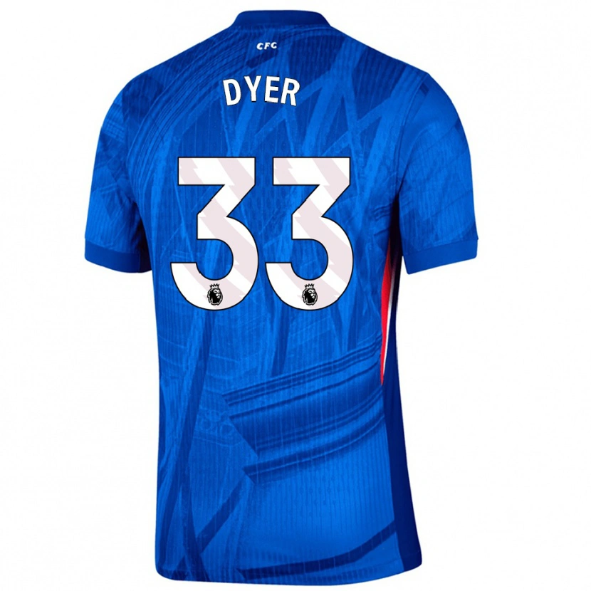 Danxen Kinder Kiano Dyer #33 Blau Weiß Heimtrikot Trikot 2025/26 T-Shirt Schweiz