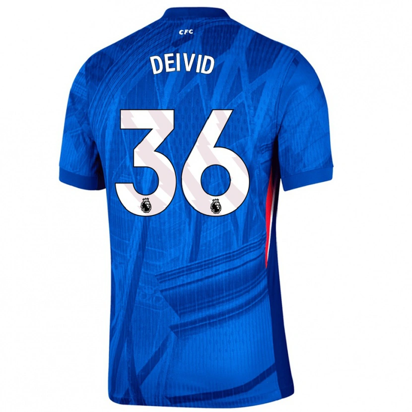 Danxen Kinder Deivid Washington #36 Blau Weiß Heimtrikot Trikot 2025/26 T-Shirt Schweiz