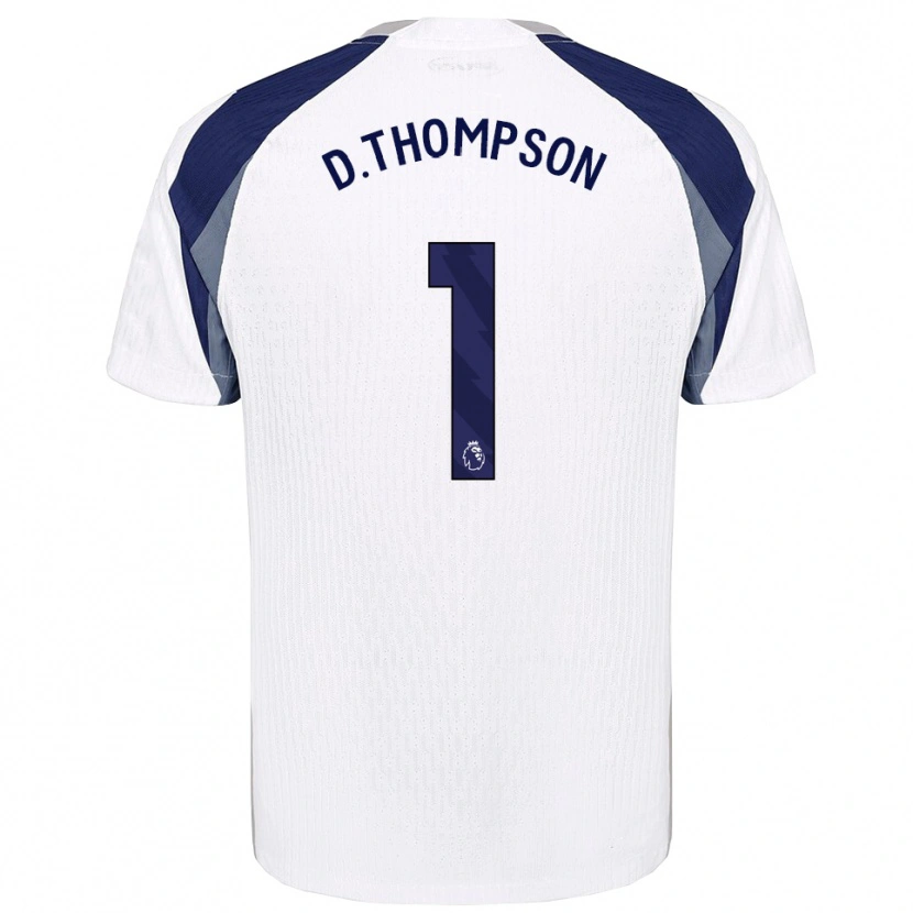 Danxen Kinder Dylan Thompson #1 Weiß Marineblau Heimtrikot Trikot 2025/26 T-Shirt Schweiz