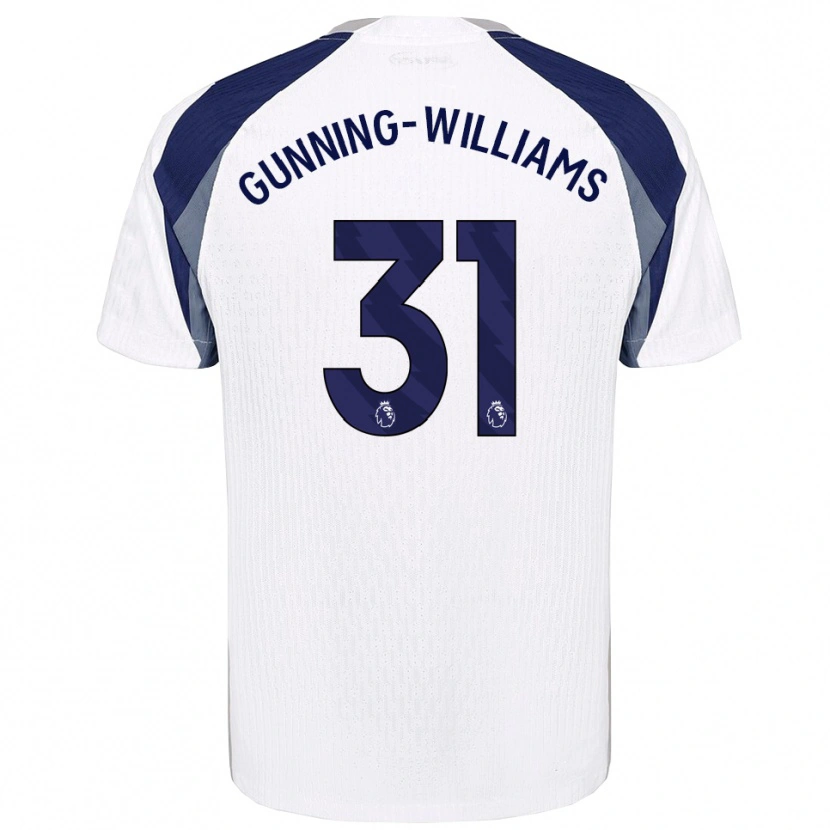 Danxen Kinder Lenna Gunning-Williams #31 Weiß Marineblau Heimtrikot Trikot 2025/26 T-Shirt Schweiz