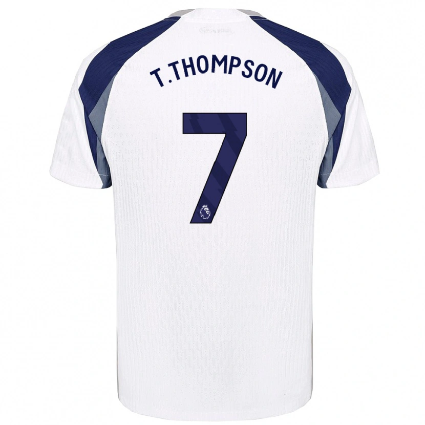 Danxen Kinder Tynan Thompson #7 Weiß Marineblau Heimtrikot Trikot 2025/26 T-Shirt Schweiz