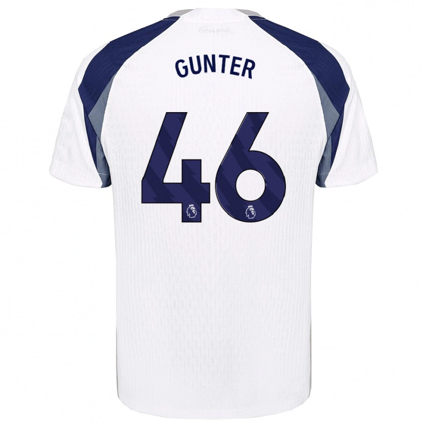Danxen Kinder Luca Gunter #46 Weiß Marineblau Heimtrikot Trikot 2025/26 T-Shirt Schweiz