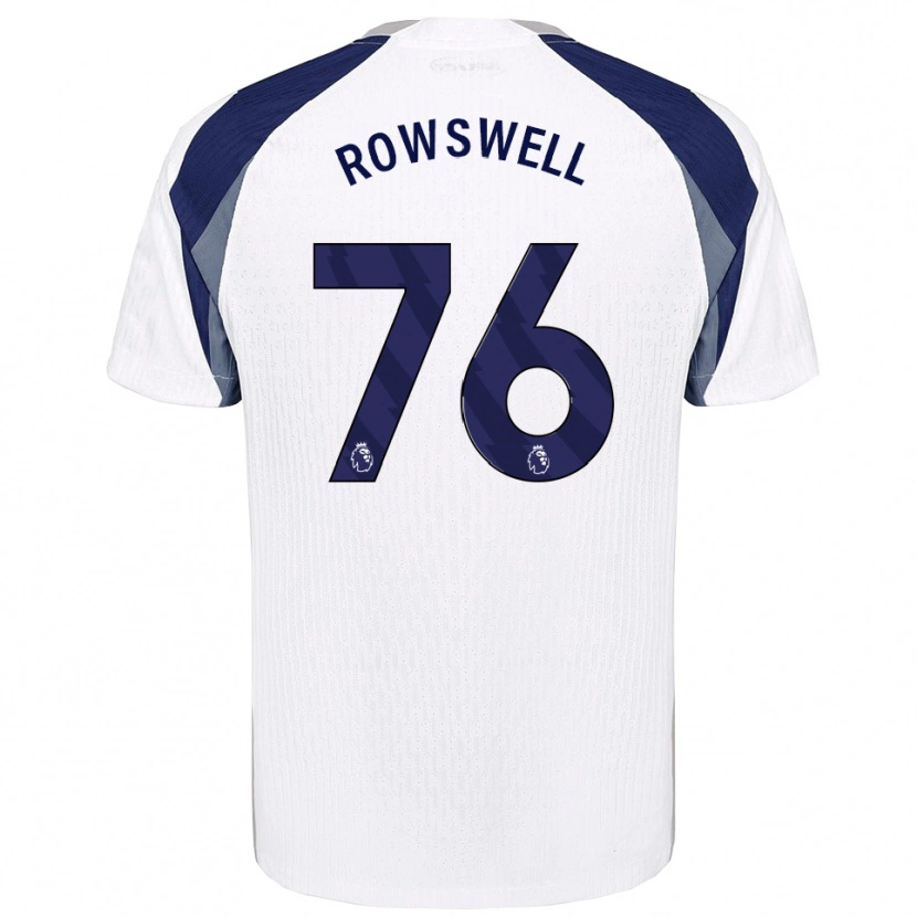 Danxen Kinder James Rowswell #76 Weiß Marineblau Heimtrikot Trikot 2025/26 T-Shirt Schweiz