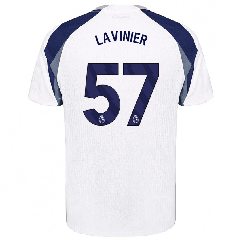 Danxen Kinder Marcel Lavinier #57 Weiß Marineblau Heimtrikot Trikot 2025/26 T-Shirt Schweiz