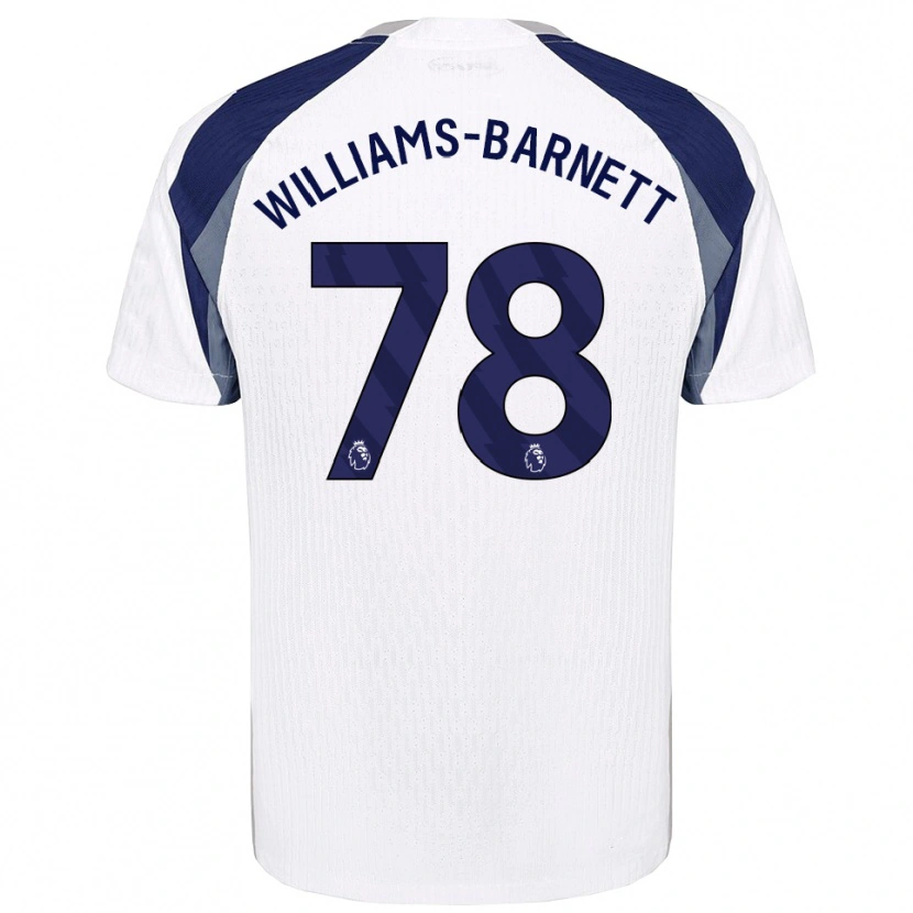 Danxen Kinder Lucá Williams-Barnett #78 Weiß Marineblau Heimtrikot Trikot 2025/26 T-Shirt Schweiz