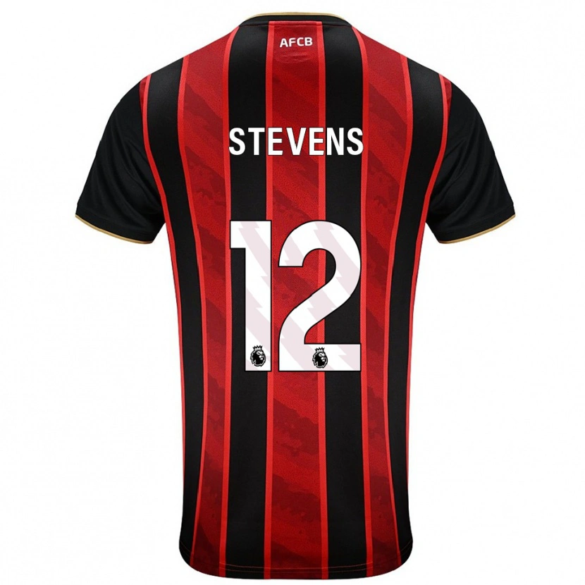 Danxen Kinder Charlie Stevens #12 Rot Schwarz Heimtrikot Trikot 2025/26 T-Shirt Schweiz