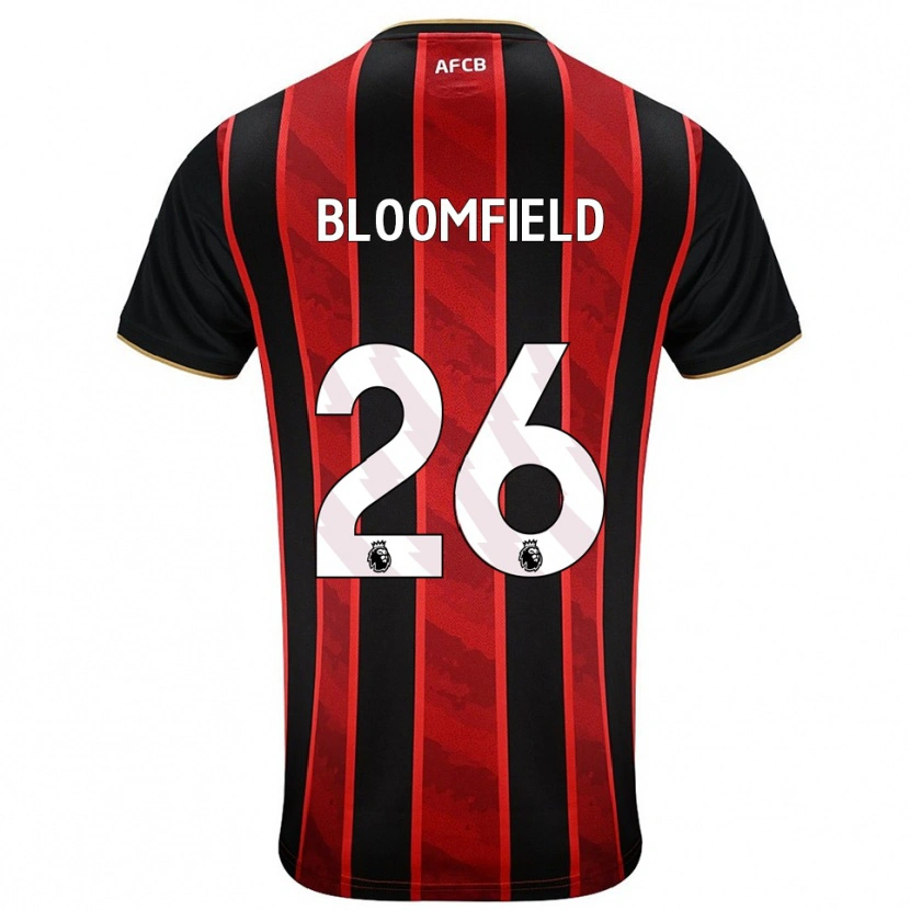 Danxen Kinder Erin Bloomfield #26 Rot Schwarz Heimtrikot Trikot 2025/26 T-Shirt Schweiz