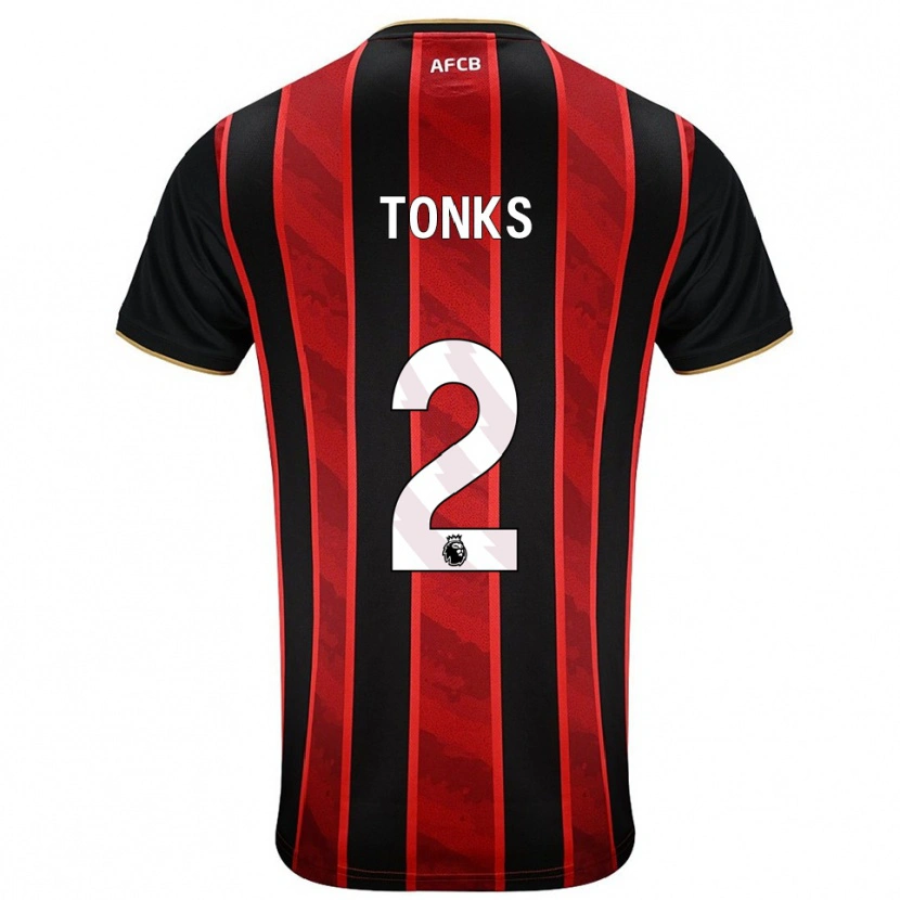 Danxen Kinder Finn Tonks #2 Rot Schwarz Heimtrikot Trikot 2025/26 T-Shirt Schweiz