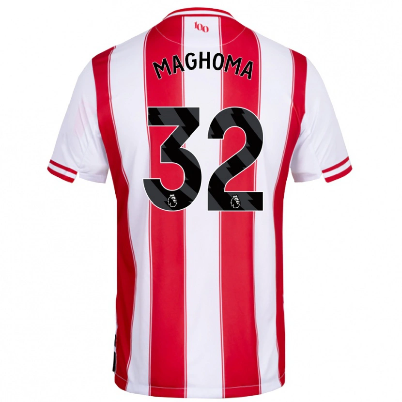 Danxen Kinder Paris Maghoma #32 Rot Weiß Heimtrikot Trikot 2025/26 T-Shirt Schweiz