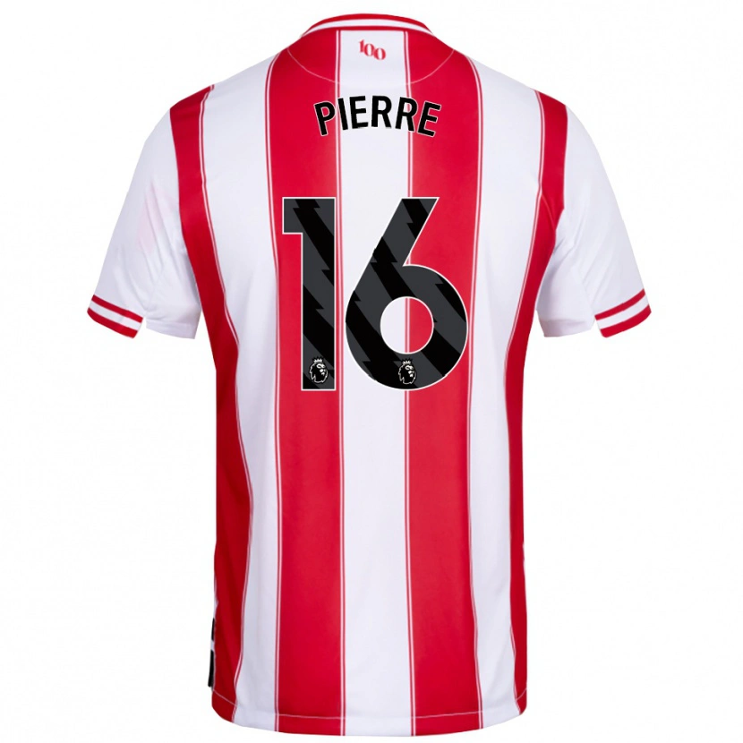 Danxen Kinder Kyrie Pierre #16 Rot Weiß Heimtrikot Trikot 2025/26 T-Shirt Schweiz