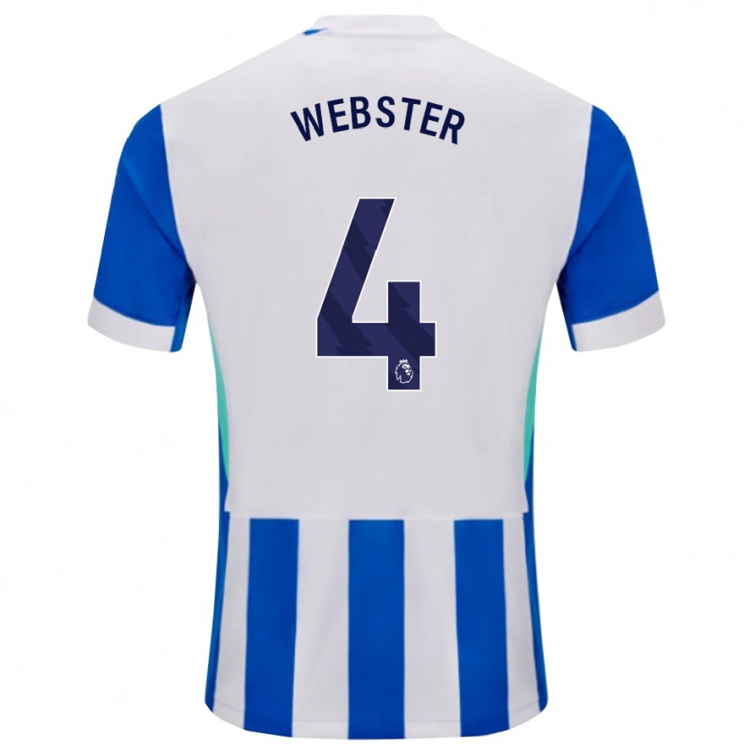 Danxen Kinder Adam Webster #4 Blau Weiß Heimtrikot Trikot 2025/26 T-Shirt Schweiz