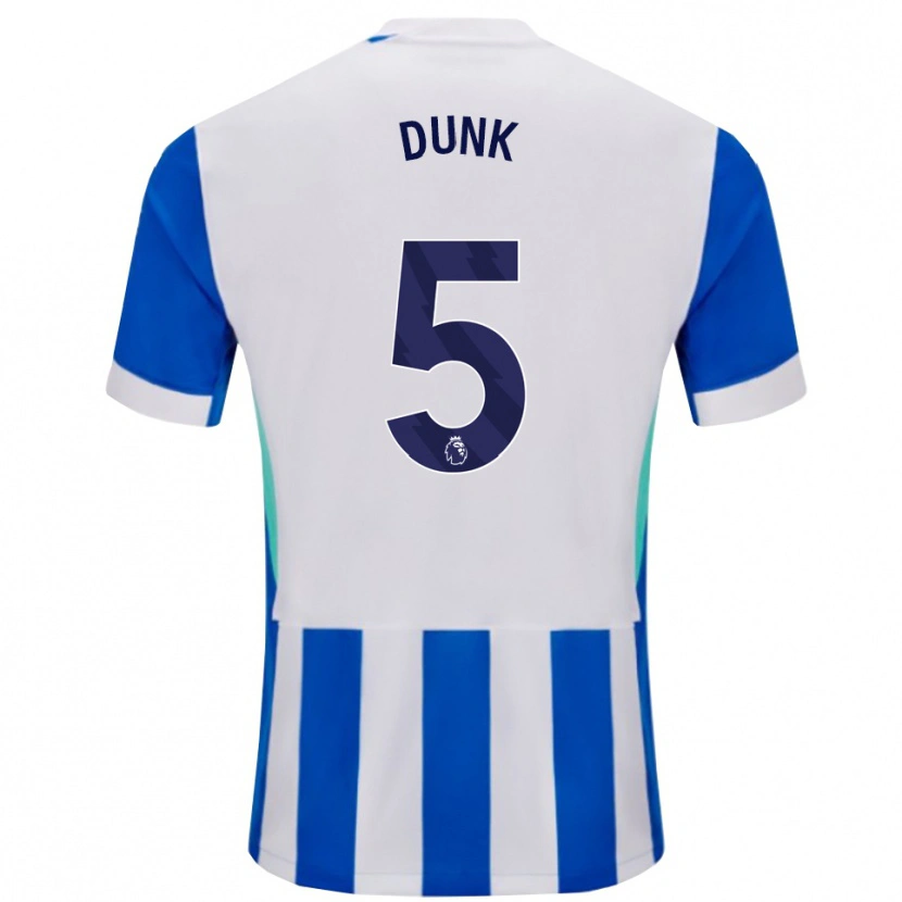Danxen Kinder Lewis Dunk #5 Blau Weiß Heimtrikot Trikot 2025/26 T-Shirt Schweiz