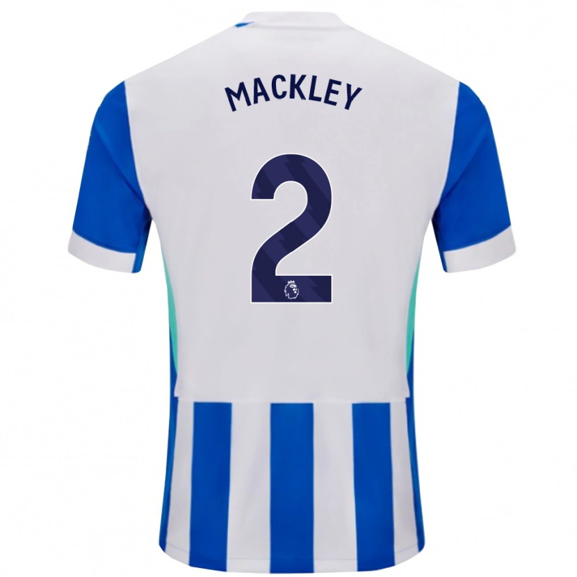 Danxen Kinder Callum Mackley #2 Blau Weiß Heimtrikot Trikot 2025/26 T-Shirt Schweiz
