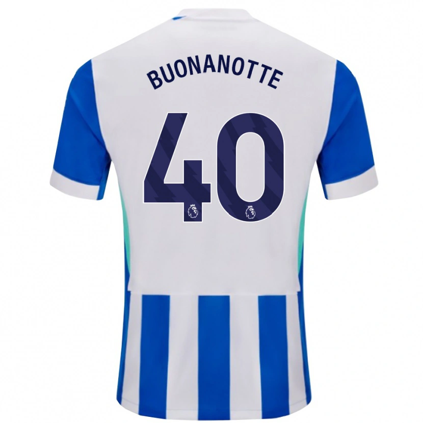 Danxen Kinder Facundo Buonanotte #40 Blau Weiß Heimtrikot Trikot 2025/26 T-Shirt Schweiz