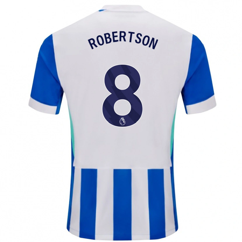 Danxen Kinder Josh Robertson #8 Blau Weiß Heimtrikot Trikot 2025/26 T-Shirt Schweiz