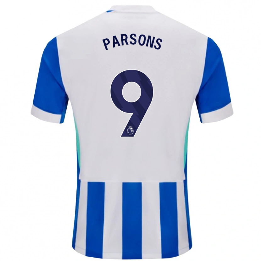Danxen Kinder Jacob Parsons #9 Blau Weiß Heimtrikot Trikot 2025/26 T-Shirt Schweiz