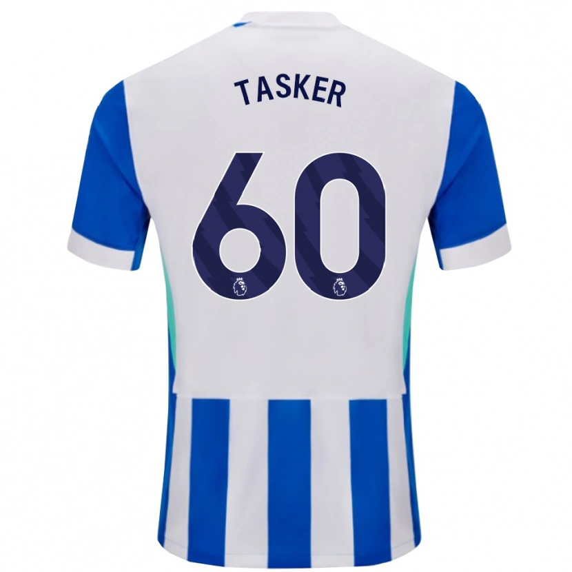 Danxen Kinder Charlie Tasker #60 Blau Weiß Heimtrikot Trikot 2025/26 T-Shirt Schweiz