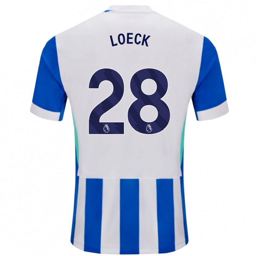 Danxen Kinder Melina Loeck #28 Blau Weiß Heimtrikot Trikot 2025/26 T-Shirt Schweiz