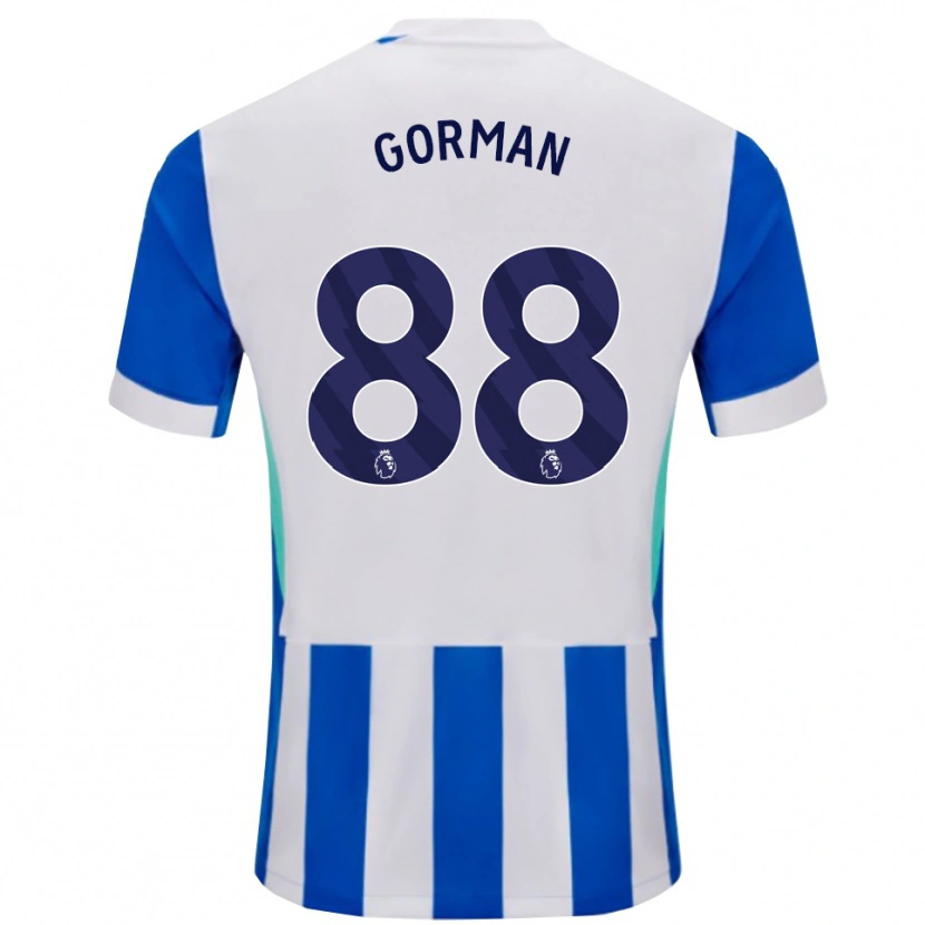 Danxen Kinder Ronnie Gorman #88 Blau Weiß Heimtrikot Trikot 2025/26 T-Shirt Schweiz