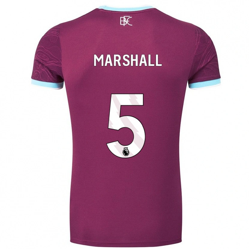 Danxen Kinder Georgia Marshall #5 Burgunderrot Himmelblau Heimtrikot Trikot 2025/26 T-Shirt Schweiz
