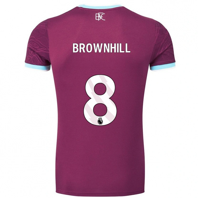 Danxen Kinder Josh Brownhill #8 Burgunderrot Himmelblau Heimtrikot Trikot 2025/26 T-Shirt Schweiz