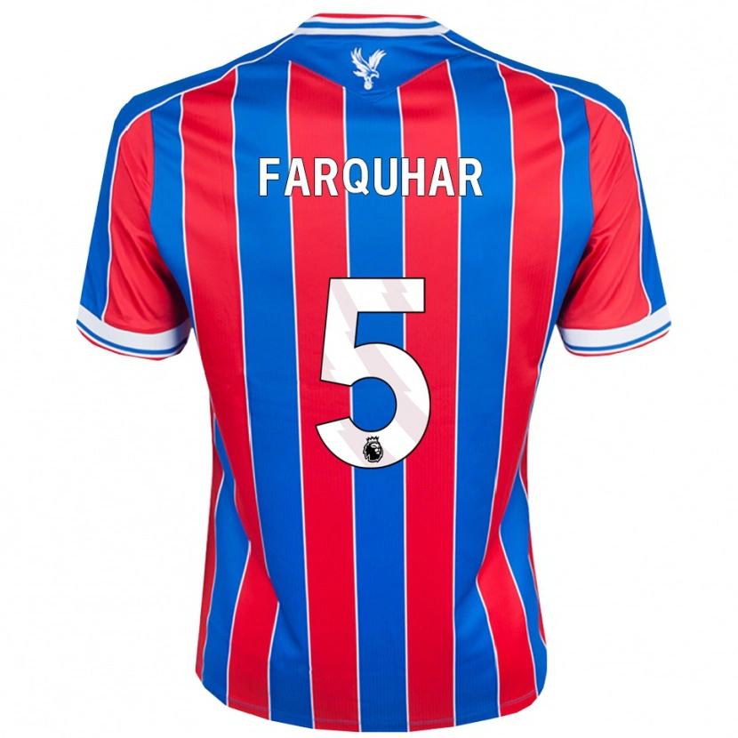 Danxen Kinder Craig Farquhar #5 Blau Rot Weiß Heimtrikot Trikot 2025/26 T-Shirt Schweiz