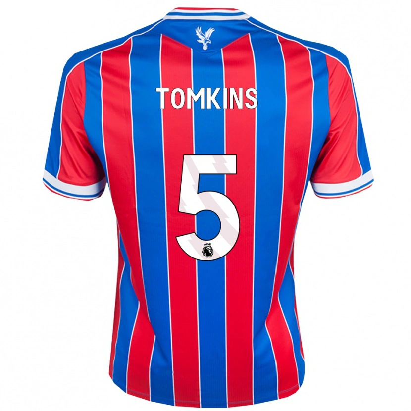 Danxen Kinder James Tomkins #5 Blau Rot Weiß Heimtrikot Trikot 2025/26 T-Shirt Schweiz