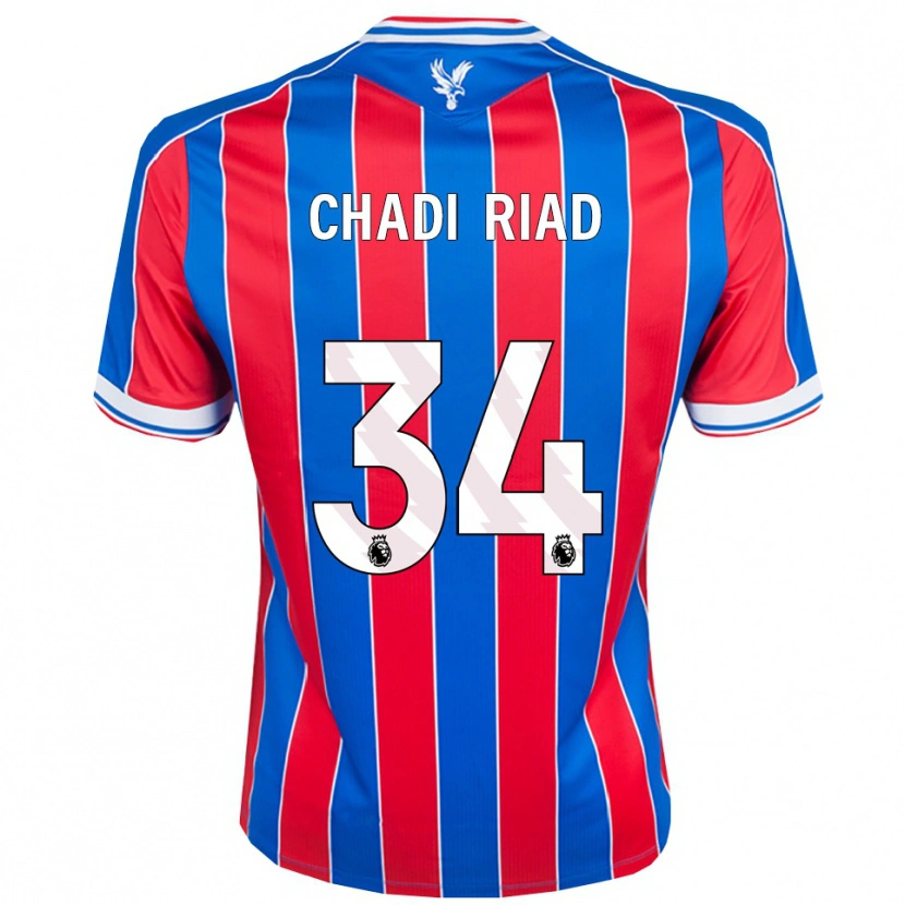 Danxen Kinder Chadi Riad #34 Blau Rot Weiß Heimtrikot Trikot 2025/26 T-Shirt Schweiz
