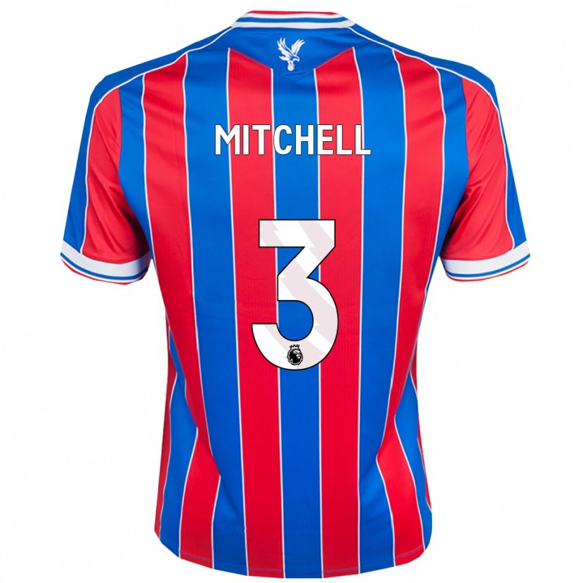 Danxen Kinder Tyrick Mitchell #3 Blau Rot Weiß Heimtrikot Trikot 2025/26 T-Shirt Schweiz
