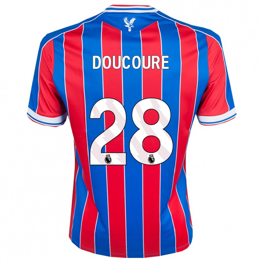 Danxen Kinder Cheick Doucouré #28 Blau Rot Weiß Heimtrikot Trikot 2025/26 T-Shirt Schweiz