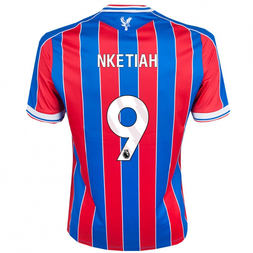 Danxen Kinder Eddie Nketiah #9 Blau Rot Weiß Heimtrikot Trikot 2025/26 T-Shirt Schweiz