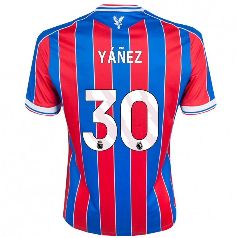Danxen Kinder Shae Yáñez #30 Blau Rot Weiß Heimtrikot Trikot 2025/26 T-Shirt Schweiz