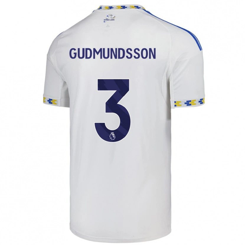 Danxen Kinder Gabriel Gudmundsson #3 Weiß Blau Heimtrikot Trikot 2025/26 T-Shirt Schweiz