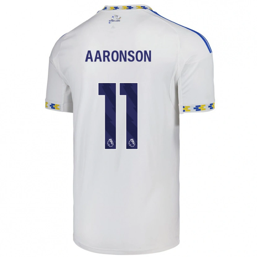 Danxen Kinder Brenden Aaronson #11 Weiß Blau Heimtrikot Trikot 2025/26 T-Shirt Schweiz