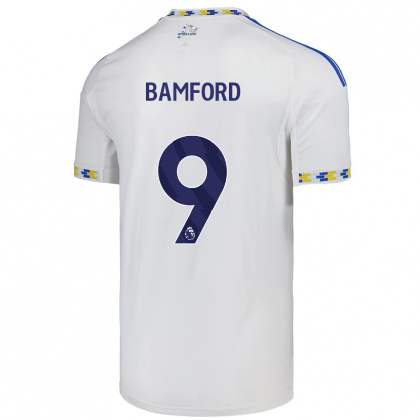 Danxen Kinder Patrick Bamford #9 Weiß Blau Heimtrikot Trikot 2025/26 T-Shirt Schweiz