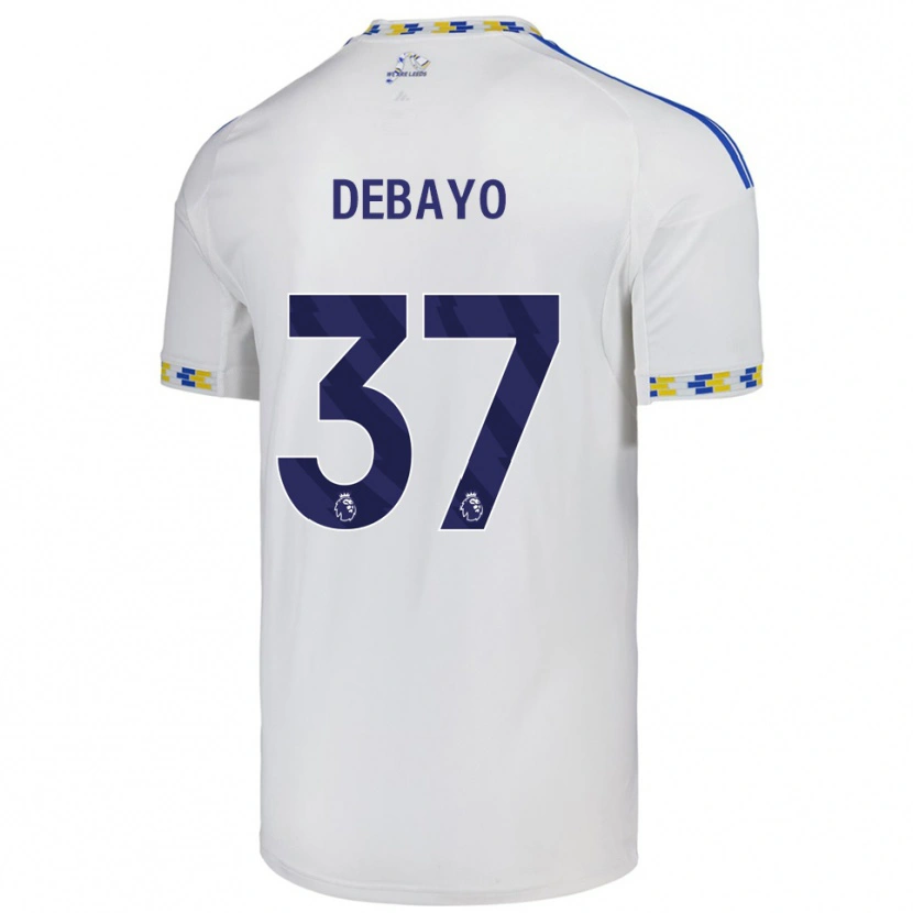 Danxen Kinder James Debayo #37 Weiß Blau Heimtrikot Trikot 2025/26 T-Shirt Schweiz
