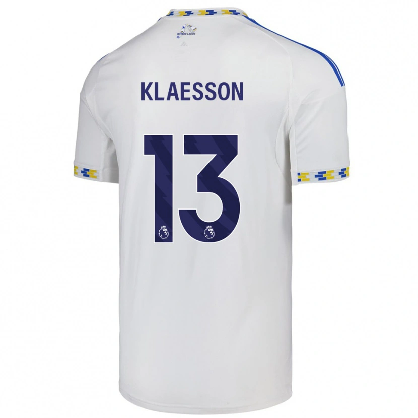 Danxen Kinder Kristoffer Klaesson #13 Weiß Blau Heimtrikot Trikot 2025/26 T-Shirt Schweiz