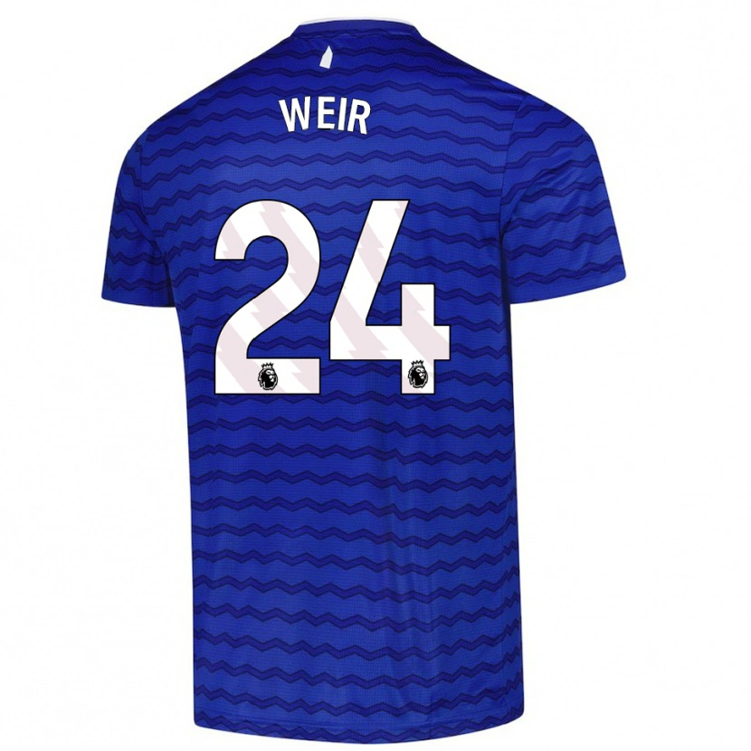 Danxen Kinder Kenzie Weir #24 Blau Marineblau Heimtrikot Trikot 2025/26 T-Shirt Schweiz