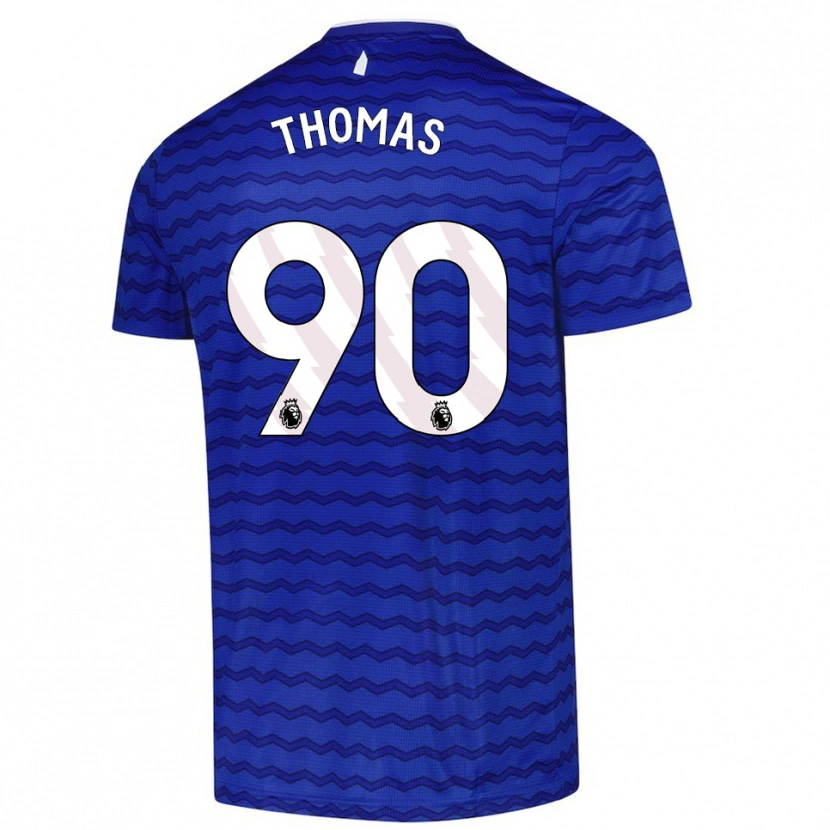 Danxen Kinder Aled Thomas #90 Blau Marineblau Heimtrikot Trikot 2025/26 T-Shirt Schweiz