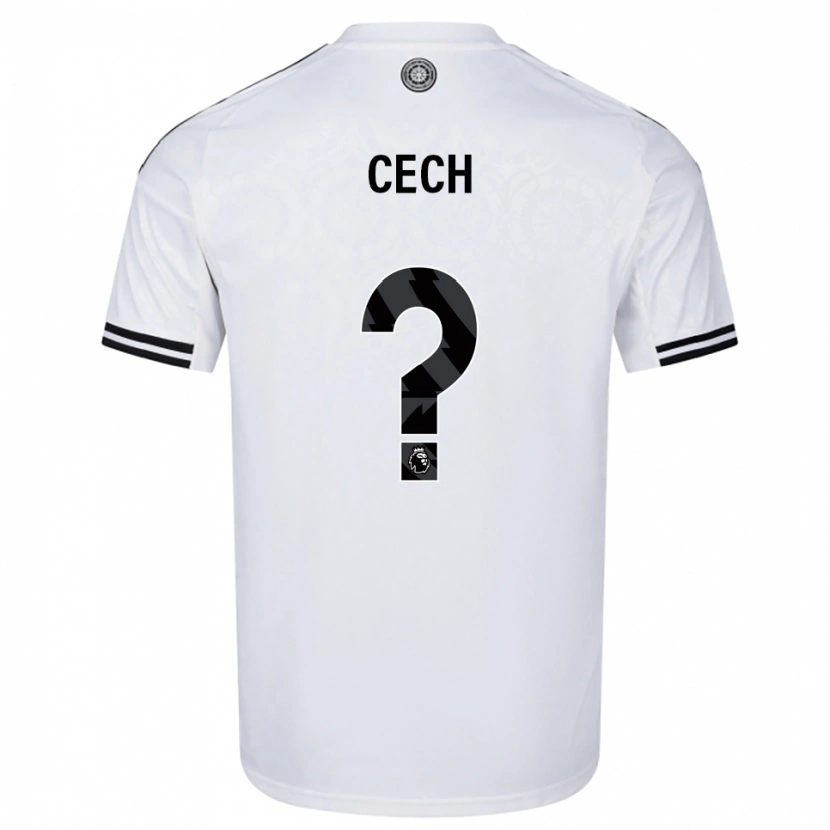 Danxen Kinder Damian Cech #0 Weiß Schwarz Heimtrikot Trikot 2025/26 T-Shirt Schweiz